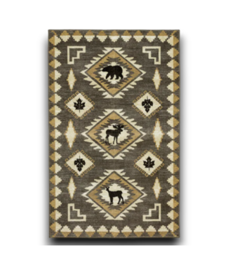 53692 Earth Tones Area Rug 5' x 8'