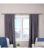 53698 72" to 144" Wood and Gold Iron Single Curtain Rod