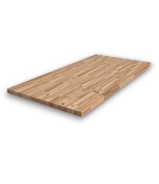 53702 Unfinished Natural Acacia Wood Butcher Block 30" x 5'