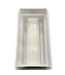 53707 White Deck Rail Plastic Planter 24"