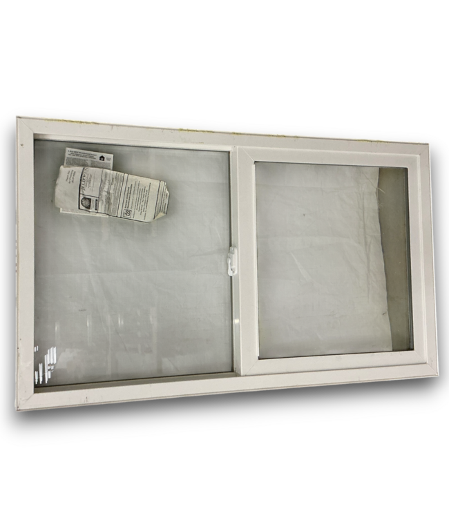 53710 White Vinyl Horizontal Sliding Window 40"W x 23"H