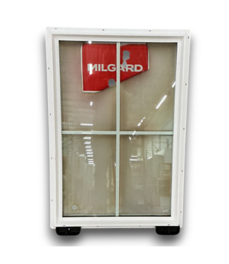 53711 White Vinyl Fixed Window With Grid 23.5"W x 35.5"H