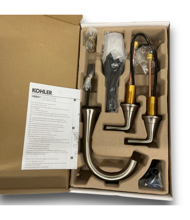 53718 Desette Brushed Nickel Widespread Bathroom Faucet