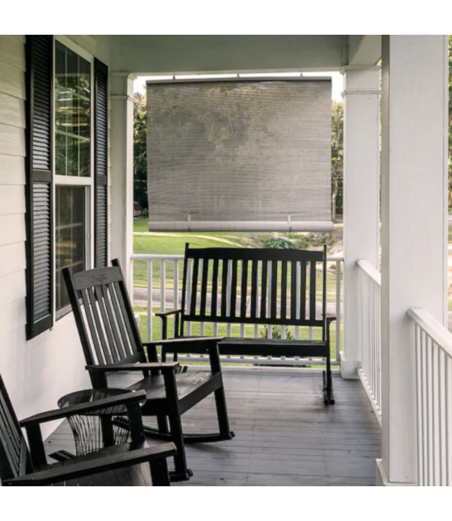53722 Gray Indoor/Outdoor Roller Shades 72" x 72"