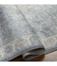 53729 Flat Weave Polyester Sky Blue Rug 7' x 9'