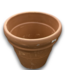 53425 Terracotta Clay Outdoor Planter 18" W x 16" H x 4" 7