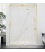 53733 Rhode Series Brushed Gold Sliding Shower Door 60"W