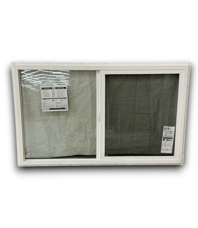 53735 White Vinyl Horizontal Sliding Window 59" W x 35"H