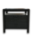 53737 Black Julyssa Couture Nightstand 29"W