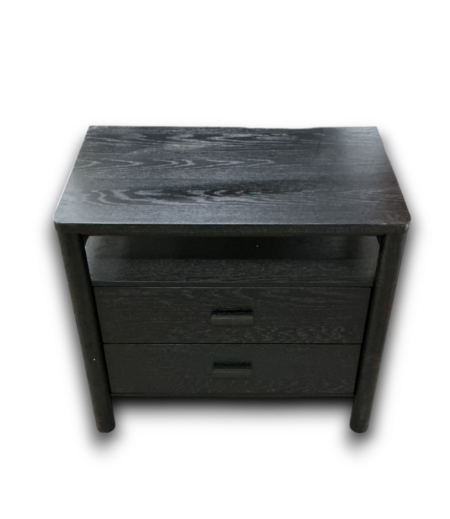 53737 Black Julyssa Couture Nightstand 29"W