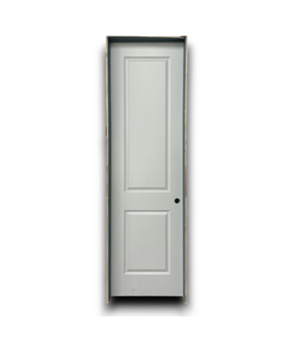 53738 28" x 96" Prehung Solid White Interior Door LH