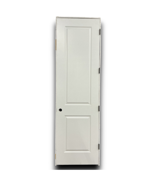 53740 28" x 96" Prehung Solid White Interior Door LH