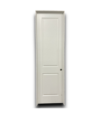 53740 28" x 96" Prehung Solid White Interior Door LH