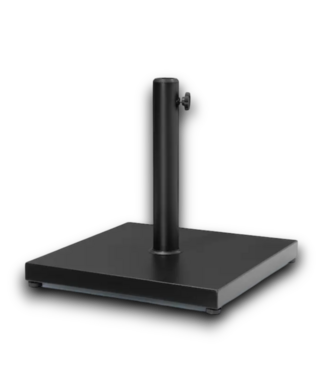 53742 Black Square Concrete Umbrella Base