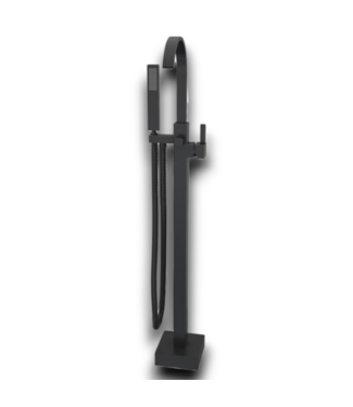 53749 Levantine Matte Black Freestanding Bathtub Faucet