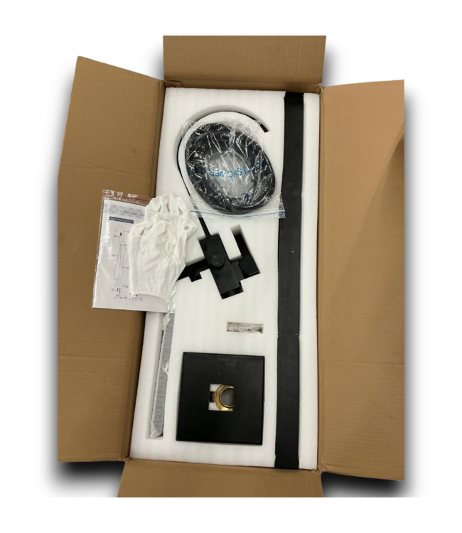 53749 Levantine Matte Black Freestanding Bathtub Faucet