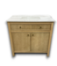 53751 Sandbanks White Oak Bathroom Vanity With Top 36"