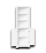 53771 White Tall Bathroom Storage Cabinet 24"W