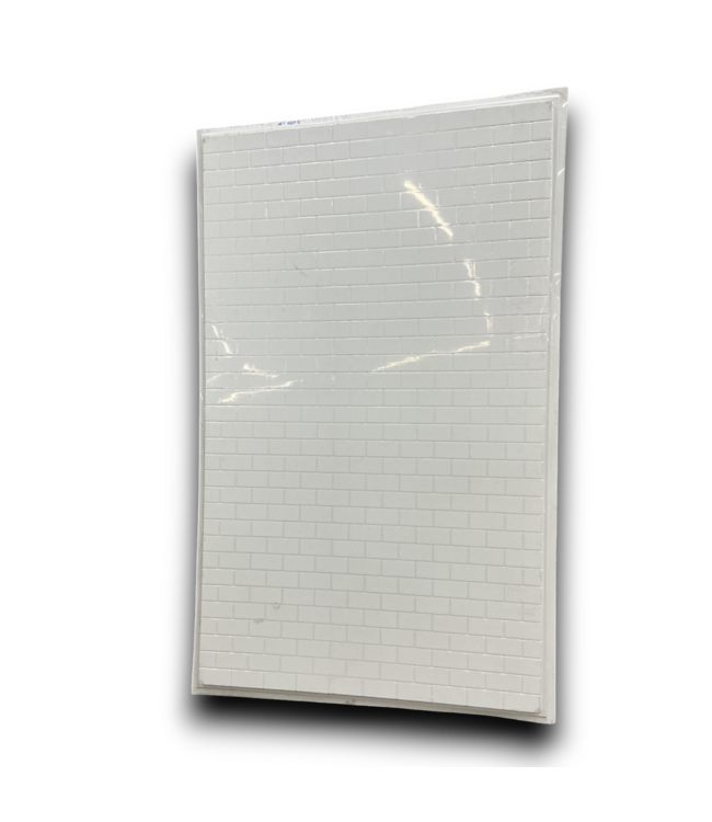 53774 White Acrylic Shower Walls 64" W x 102.25"H x 2"L