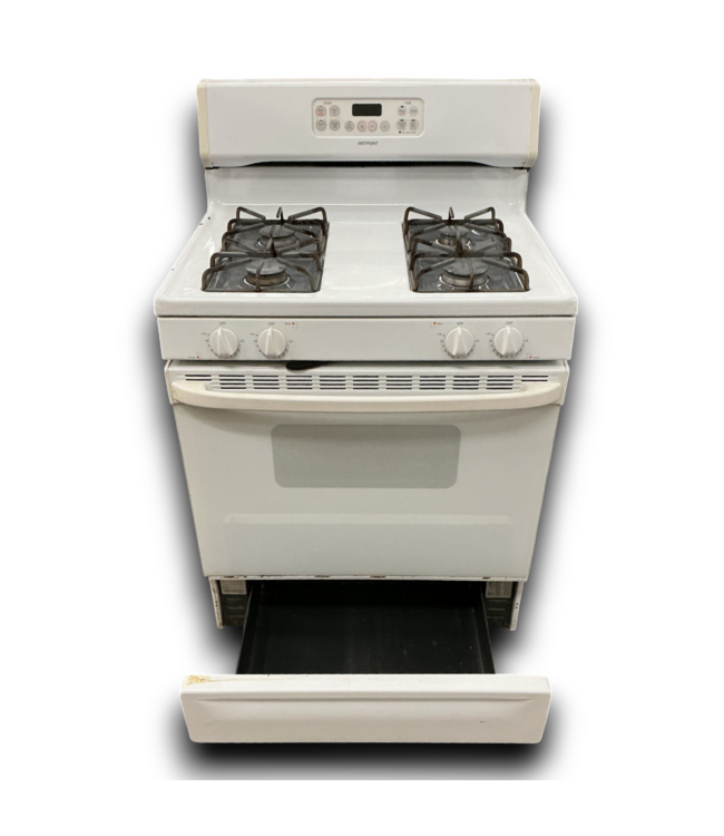 53782 White Gas Range 30"W