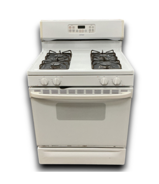53782 White Gas Range 30"W