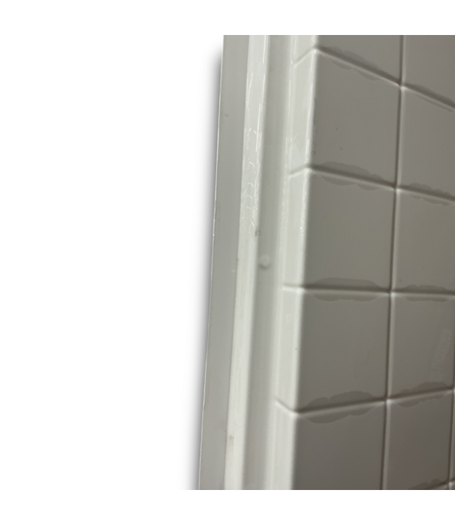 53769 White Acrylic Shower Walls 64" W x 102.75"H x 4.5"L