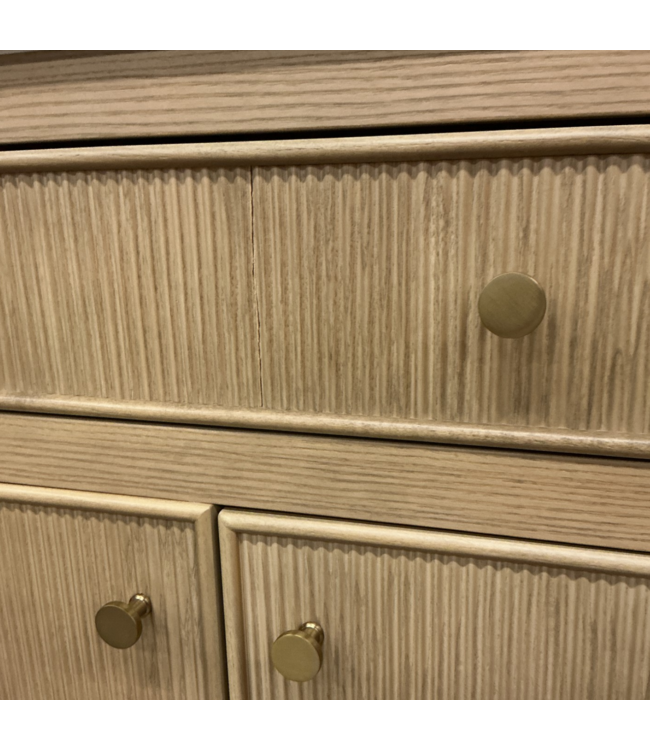 53797 Sandbanks White Oak Double Bathroom Vanity 60"