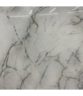 53807 3-Piece Gray Marble Design Shower Wall 40" x 98"