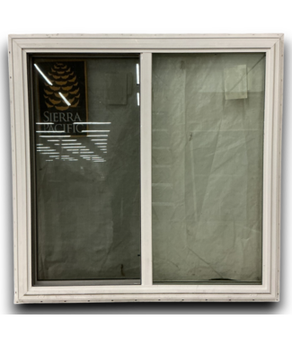 53814 Vinyl Single Hung Sliding Window 47.5"W x 47.5"H.