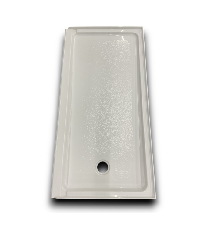 53820 White High Gloss Acrylic Shower Base 60" x 30"