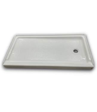 53820 White High Gloss Acrylic Shower Base 60" x 30"