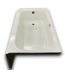 53823 White Pro Steel Alcove Soaking Bathtub LH Drain