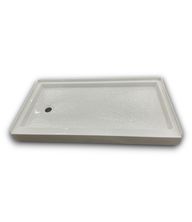 53825 Alcove White Shower Base 60" x 32"