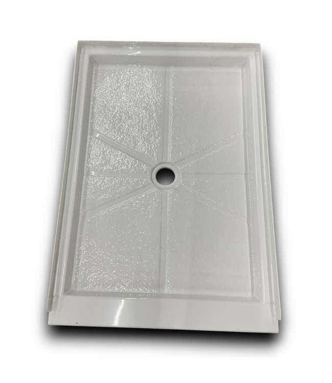 53827 Starburst Design Surface Shower Base 31.5"W x 46"D