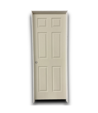 53829 Prehung 6-Panel Hollow Interior Door 30" x 79" RH