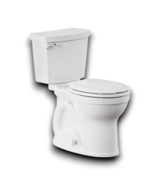 53831 White Round Soft Close 2-Pc Toilet