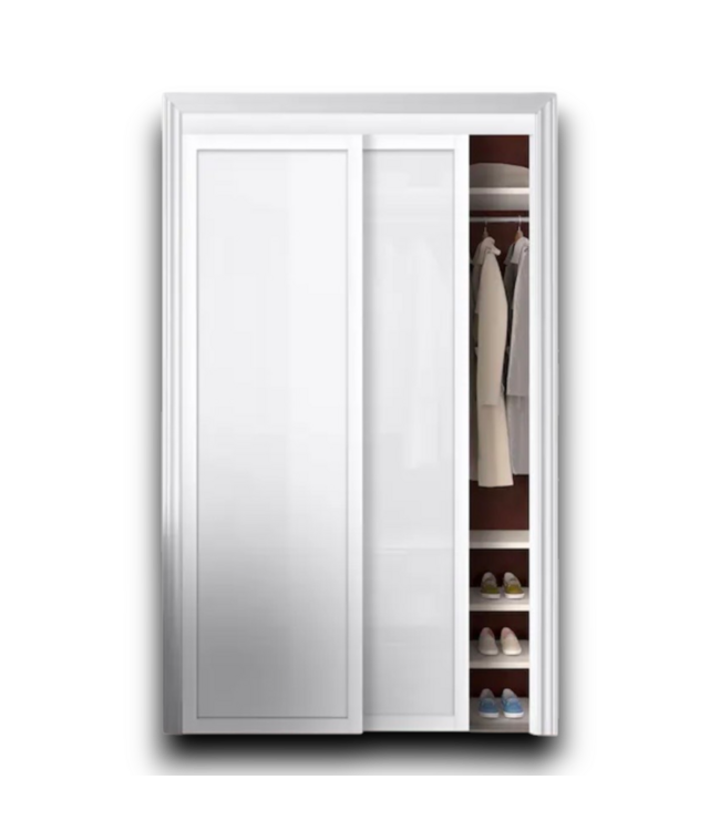 53832 Twilight 1-Panel Frosted Glass Sliding Closet Door 60 x 80
