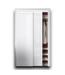 53832 Twilight 1-Panel Frosted Glass Sliding Closet Door 60 x 80
