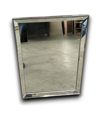 53834 Chrome Framed Beveled Mirror 22" x 30"