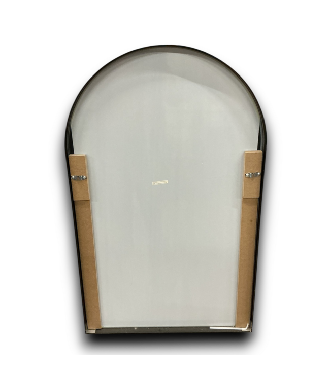 53835 Arched Top Black Framed Mirror 24" x 39"