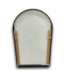 53835 Arched Top Black Framed Mirror 24" x 39"