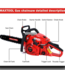 53841 Gas Powered Chainsaw 20"
