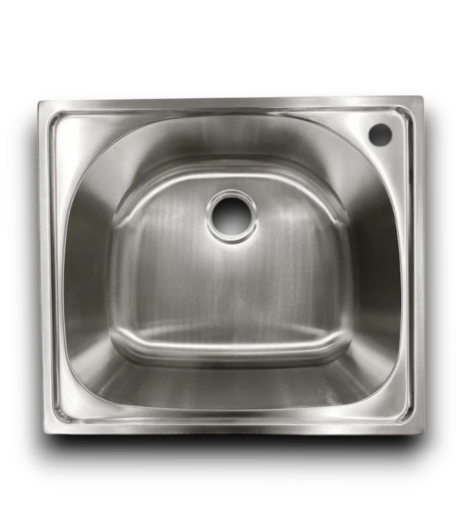 53840 White Freestanding Utility Tub With Cabinet And Faucet
