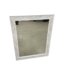 53846 Smokey White Framed Wall Mirror 28" x 36"