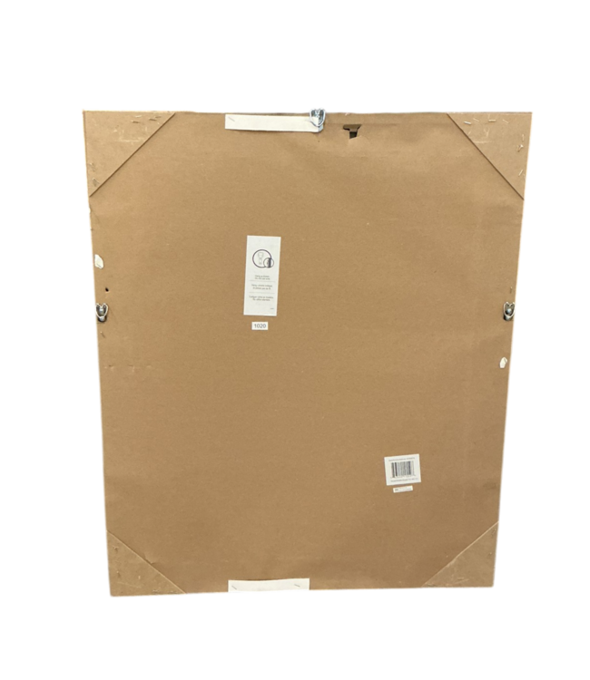 53848 Silver Beveled Wall Mirror 26" x 32"