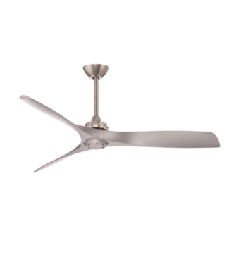 53854 Aviation 60" Brushed Nickel Ceiling Fan Only