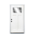 53856 36" W x 80" H Wht Exterior Door Glass Brickmould