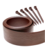 53860 20' X 5" Brown Plastic Edging Roll with Stakes