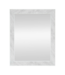53846 Smokey White Framed Wall Mirror 28" x 36"