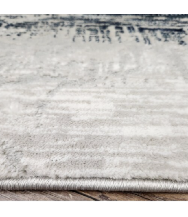 53852 Blue Indoor Abstract Modern Area Rug 8' x 8'